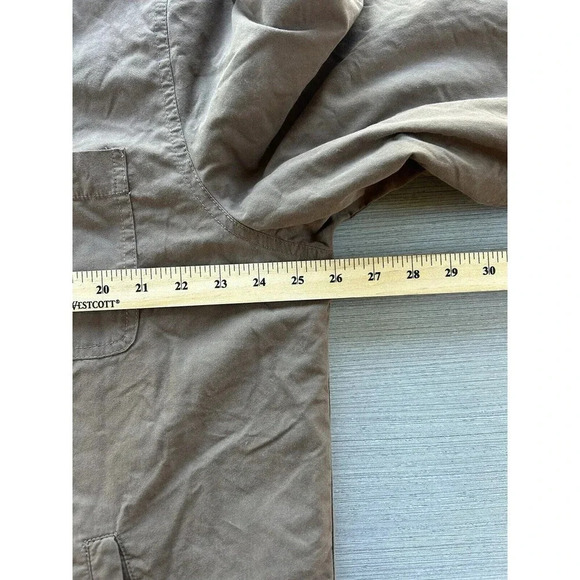 Onia Sherpa-Line Cotton Shacket Jacket In Bison Brown XL - Picture 8 of 9